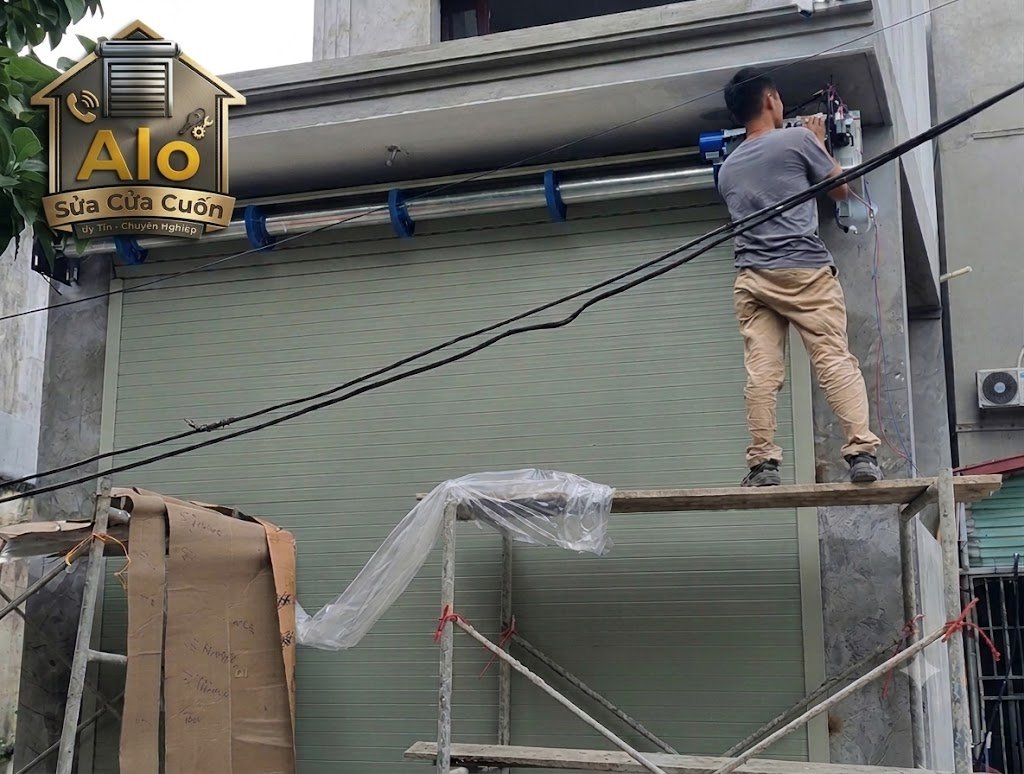 Dịch vụ sửa và thay trục cửa cuốn uy tín chuyên nghiệp tận nơi